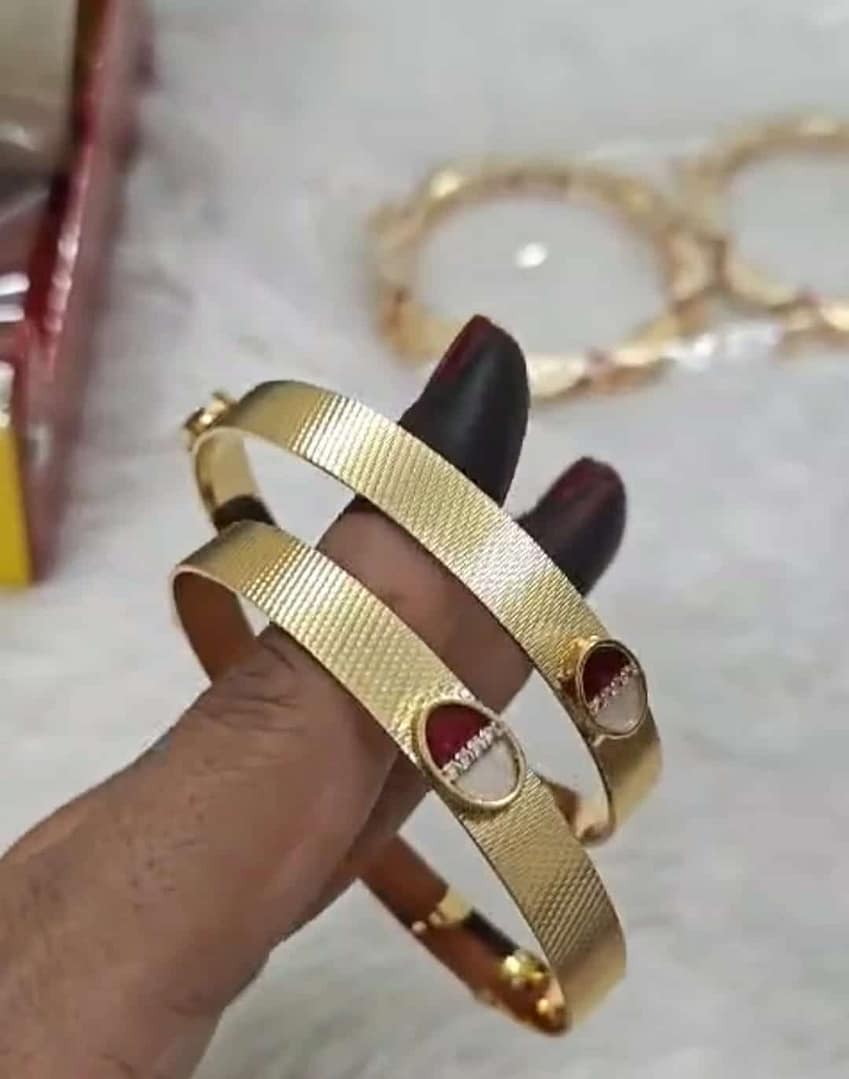 Latest Gold Kada Designs 2025